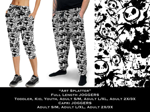 Art Splatter - Full & Capri Joggers