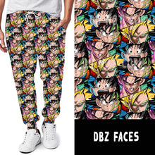 Load image into Gallery viewer, BATCH 59-DBZ FACES LEGGINGS/JOGGERS