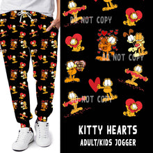 Load image into Gallery viewer, LUCKY IN LOVE-KITTY HEARTS LEGGINGS/JOGGERS