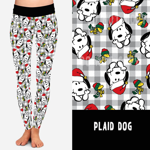 BATCH 59-PLAID DOG LEGGINGS/JOGGERS