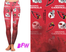 Load image into Gallery viewer, Arizona Football smoke print Leggings with pockets