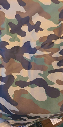 Green camo fleece lined leggings